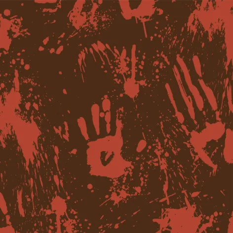 Bloody Hands Transfer Sheet - 30 pack